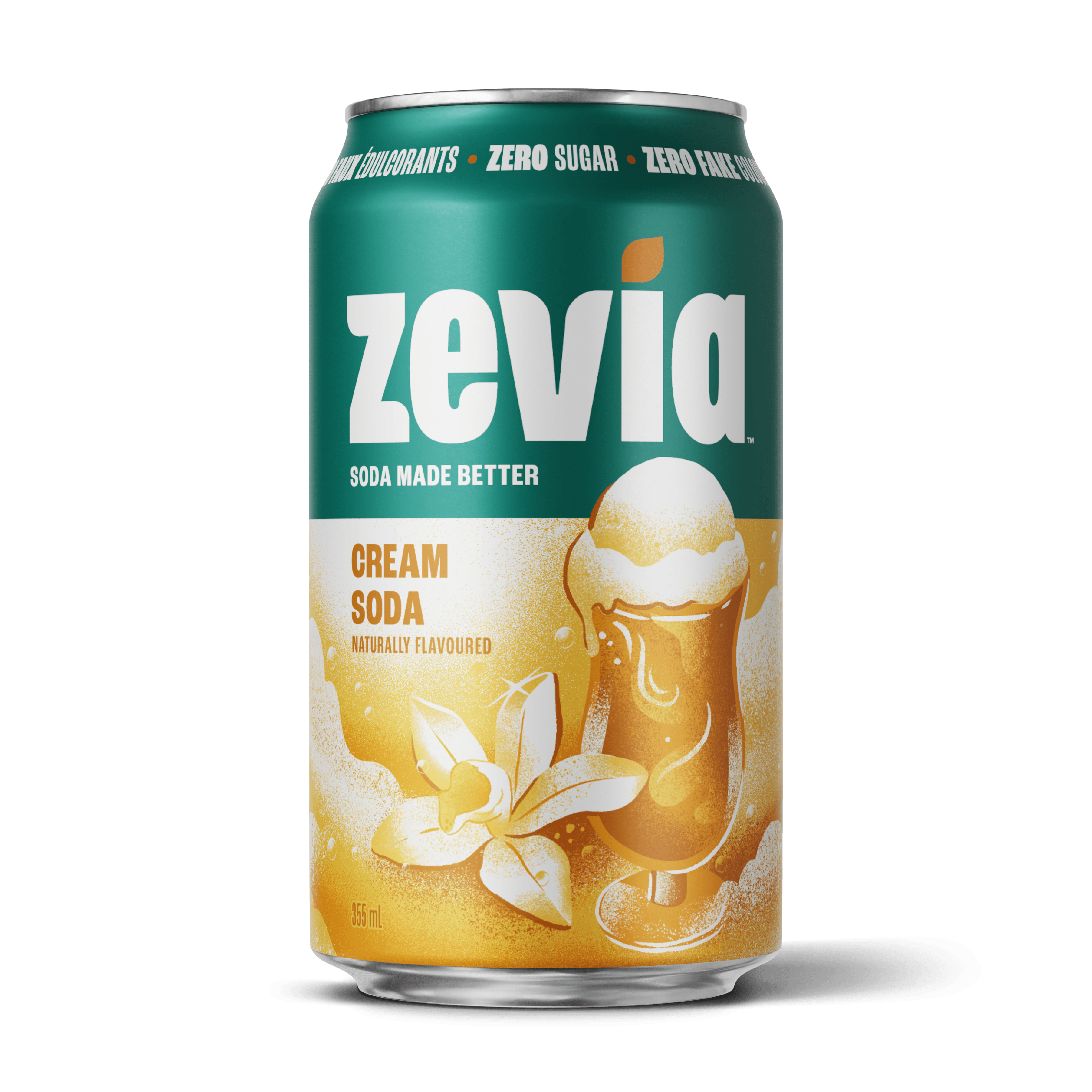 Zevia Cream Soda | Zero Sugar, Zero Calories