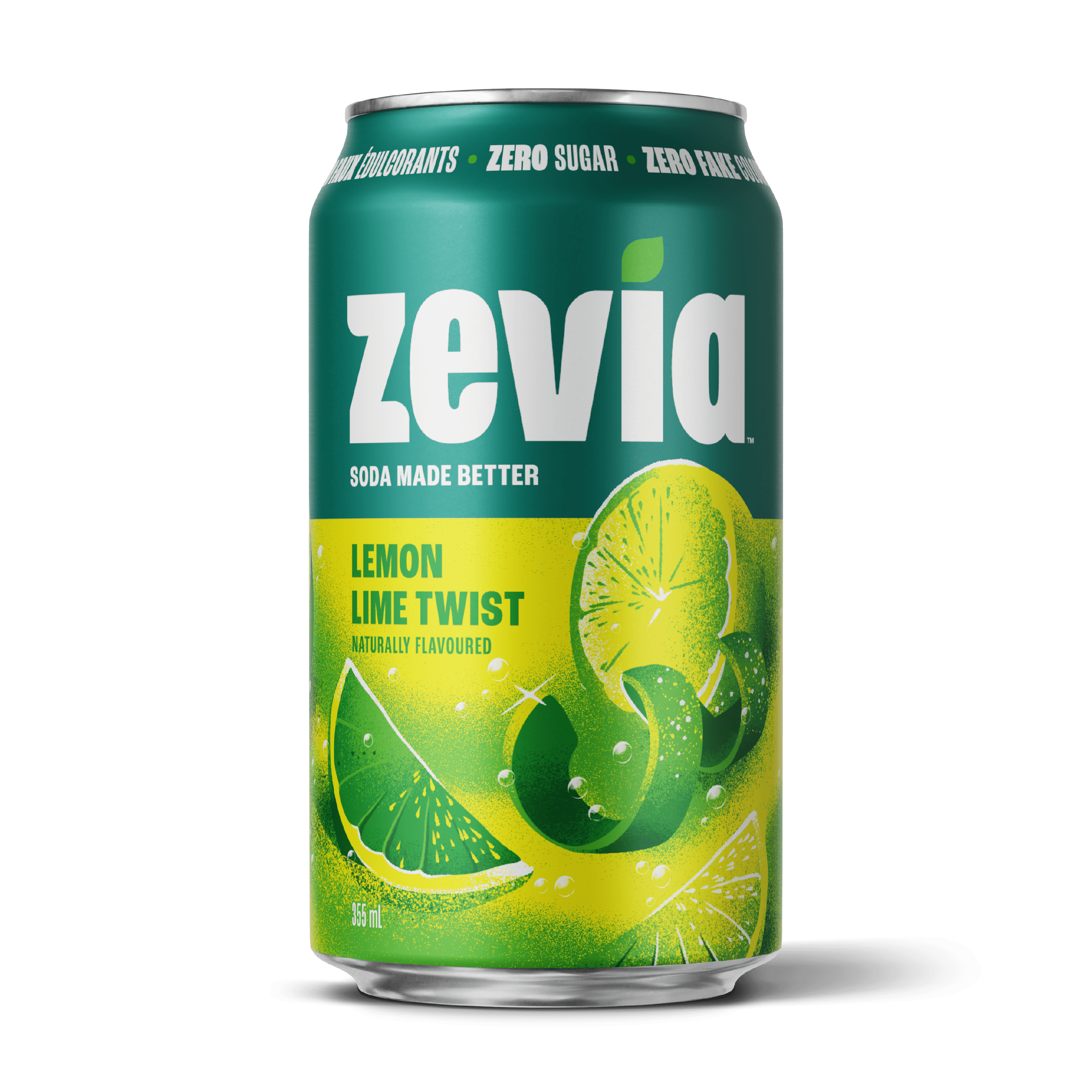 ソーダ Zevia Lemon Lime Twist | Zero Sugar, Zero Calories
