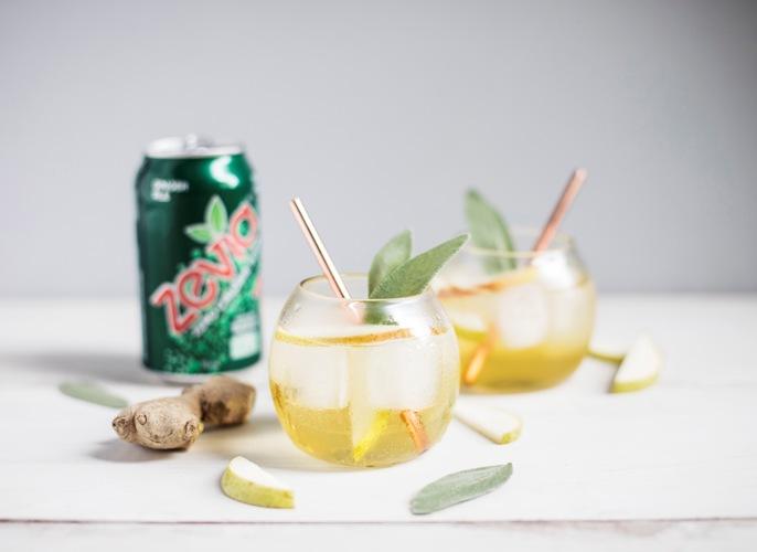 Pear Bourbon Cooler
