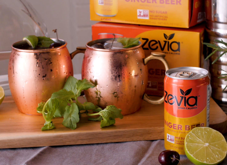 Zevia Cherry Moscow Mule