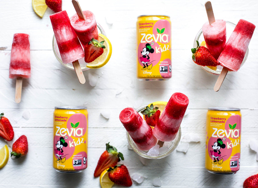 Zevia Kidz Strawberry Lemonade Popsicle